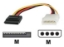 Picture of 4pin Molex to SATA Power Connector