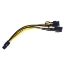 6pin PCI Express to Dual 8pin PCI-e cable