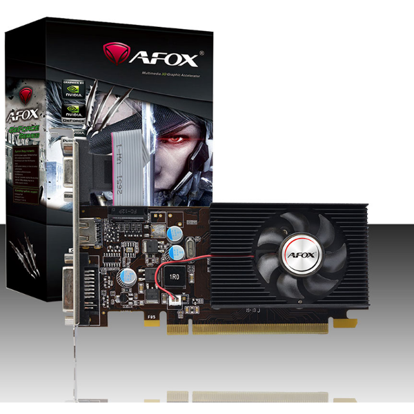 Picture of AFOX GeForce GT210 1GB 64bit DDR3 Low Profile Single Fan PCI-E Graphics Card