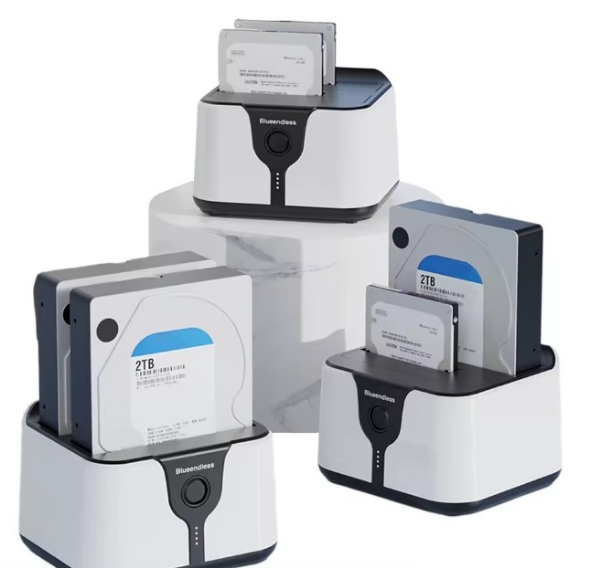 Picture of Dual Bay HDD Docking Station with Offline Clone SATA to USB 3.0 HDD Clone Dockin